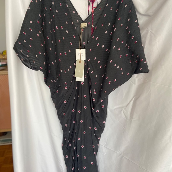 Nicobar Charcoal Kaftan Dress - Picture 5 of 6